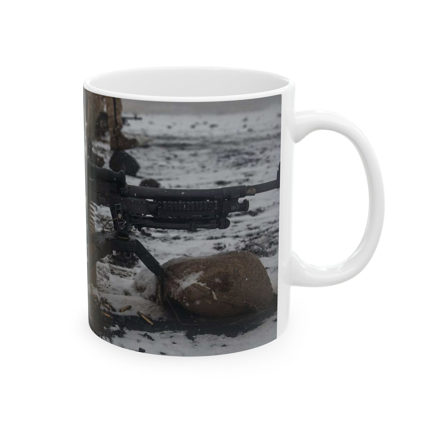 U.S. Marine Corps Lance Cpl. Jimmy Medders, a machine Beautiful Novelty Ceramic Coffee Mug 11oz