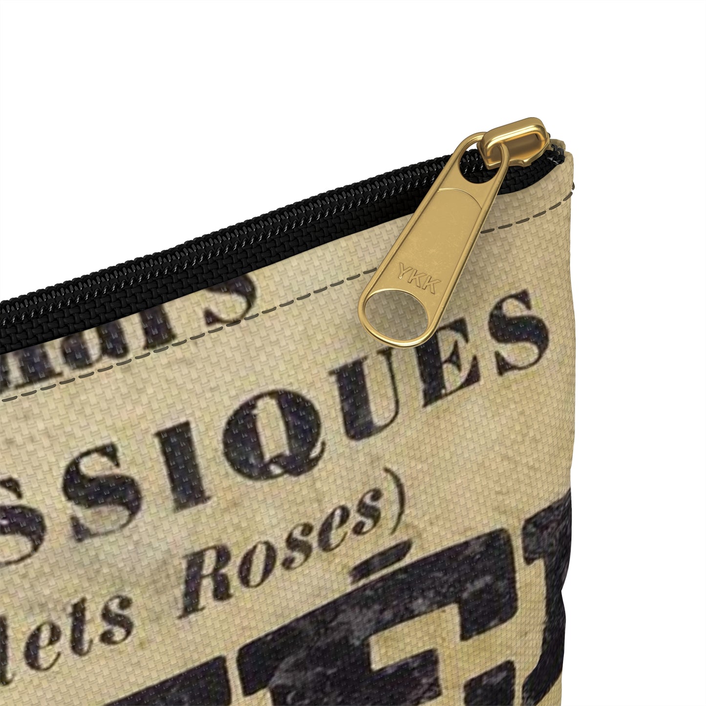 Poster of Bajazet 1900 - A poster advertising a concert in paris Large Organizer Pouch with Black Zipper