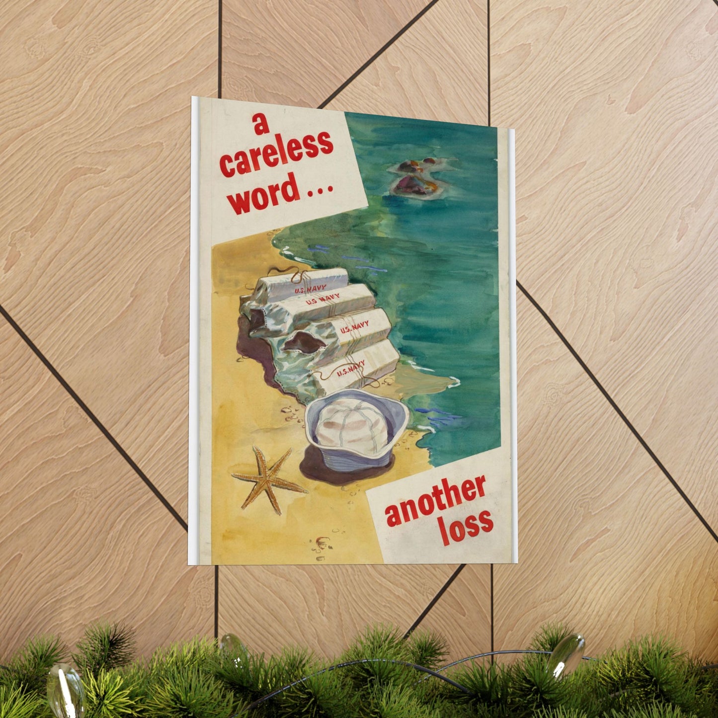 A Careless Word... Another Loss High Quality Matte Wall Art Poster for Home, Office, Classroom