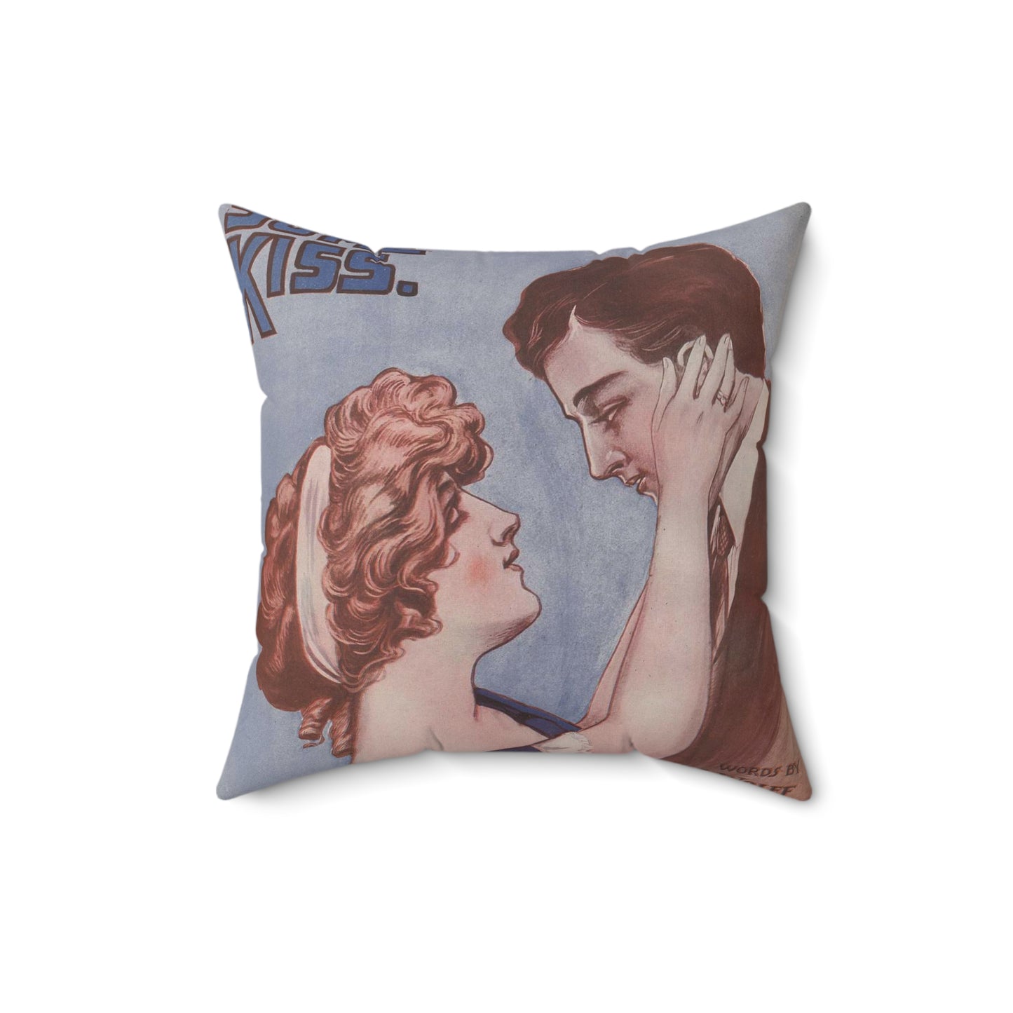 That's some kiss - Public domain American sheet music Decorative Accent Square Pillow