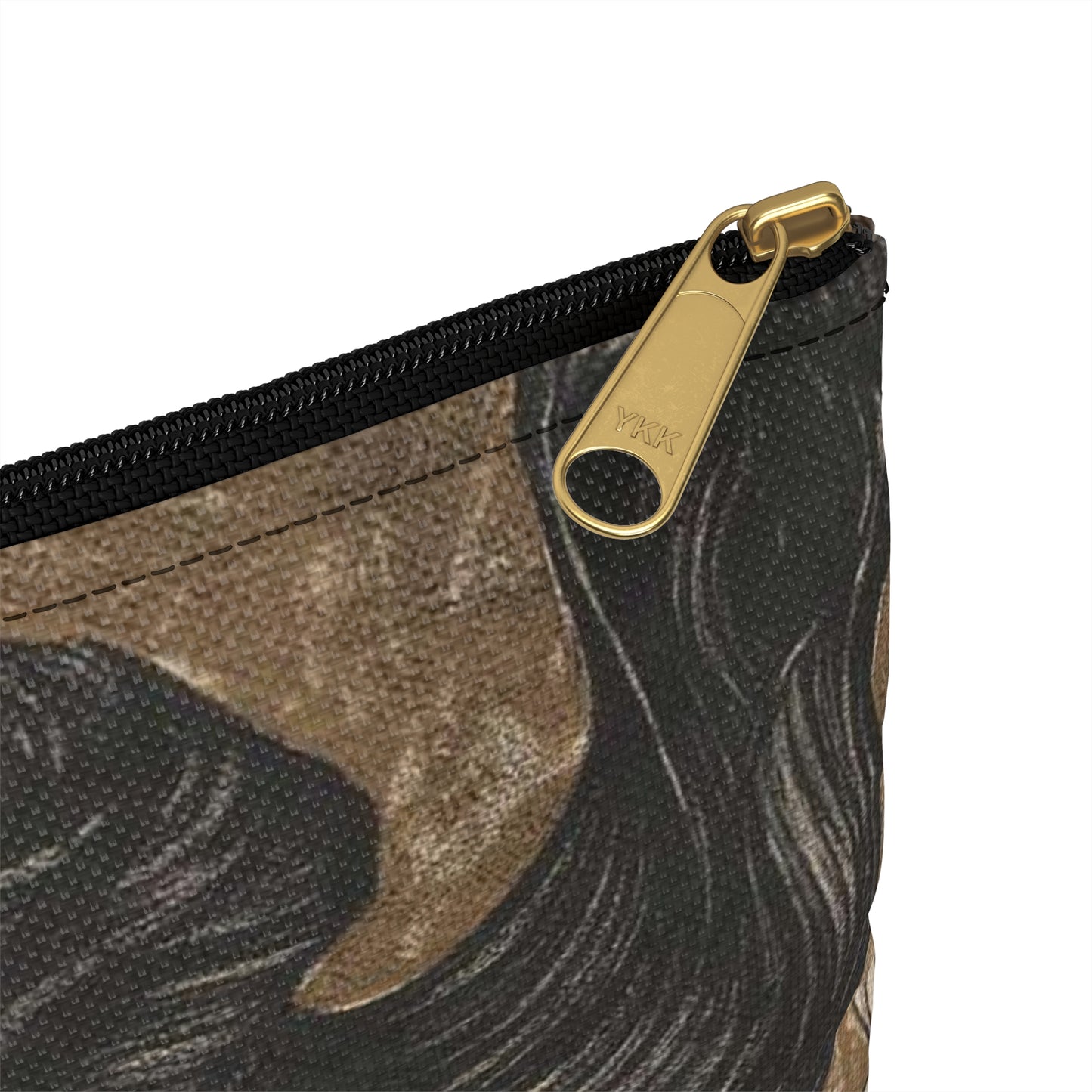 Danseres met draperieën - Drawing. Public domain image. Large Organizer Pouch with Black Zipper