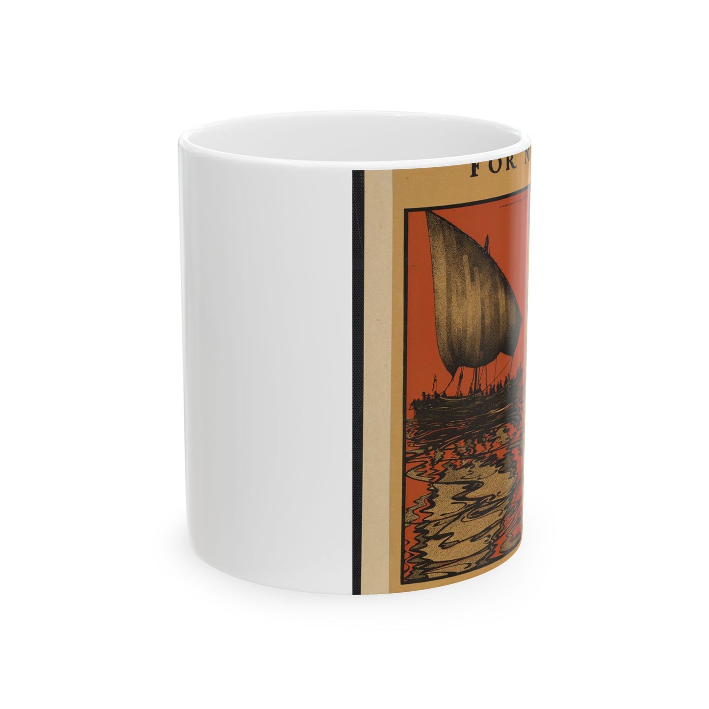 Poster - Scribner's for March - Public domain lithograph Beautiful Novelty Ceramic Coffee Mug 11oz