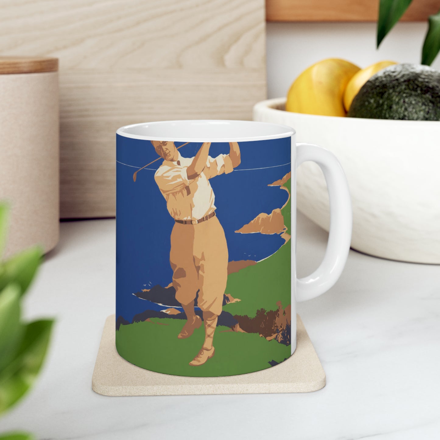 Vancouver Island. Vintage Travel Posters, 1920s-1930s Beautiful Novelty Ceramic Coffee Mug 11oz