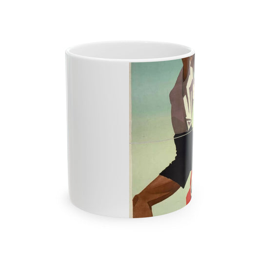 Reichssporttag des B.D.M. 23 September 1934 - Ludwig HOHLWEIN München Plakat Poster Library of Congress No know copyright restrictions Public domain 71sK7kr99UL. AC SL1411 Beautiful Novelty Ceramic Coffee Mug 11oz