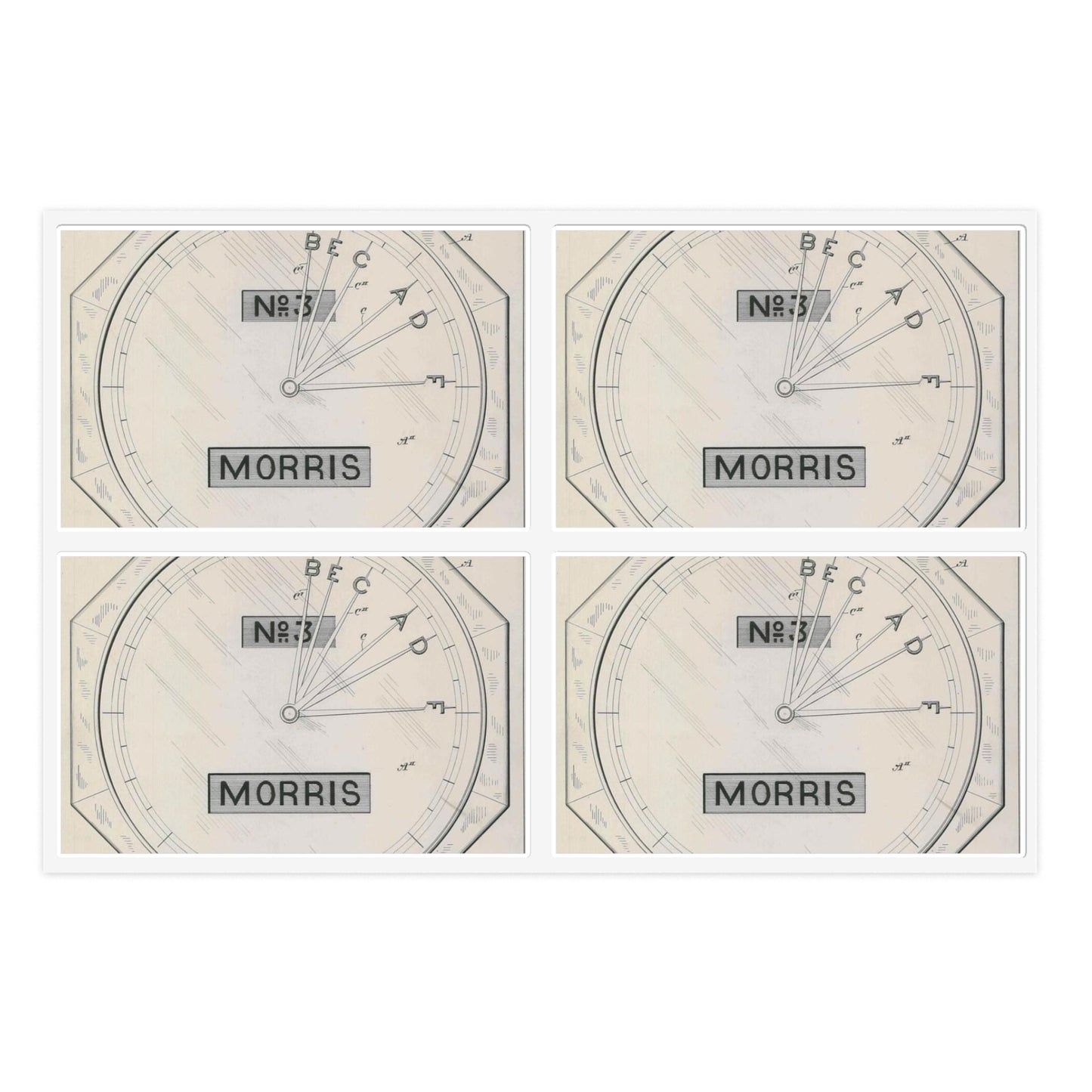 Patent drawing - for S. D. Mott's Racing Indicator Public domain  image Laminated UV Protective Vinyl Stickers