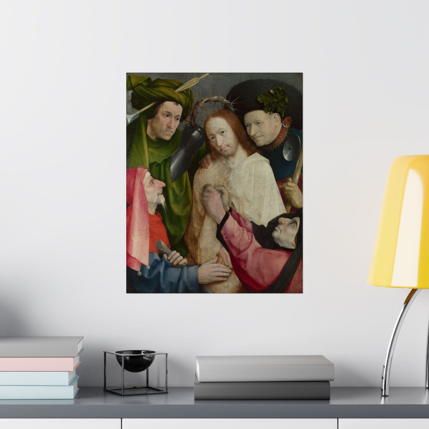 Hieronymus Bosch - Christ Mocked (The Crowning with Thorns) - Google Art Project High Quality Matte Wall Art Poster for Home, Office, Classroom