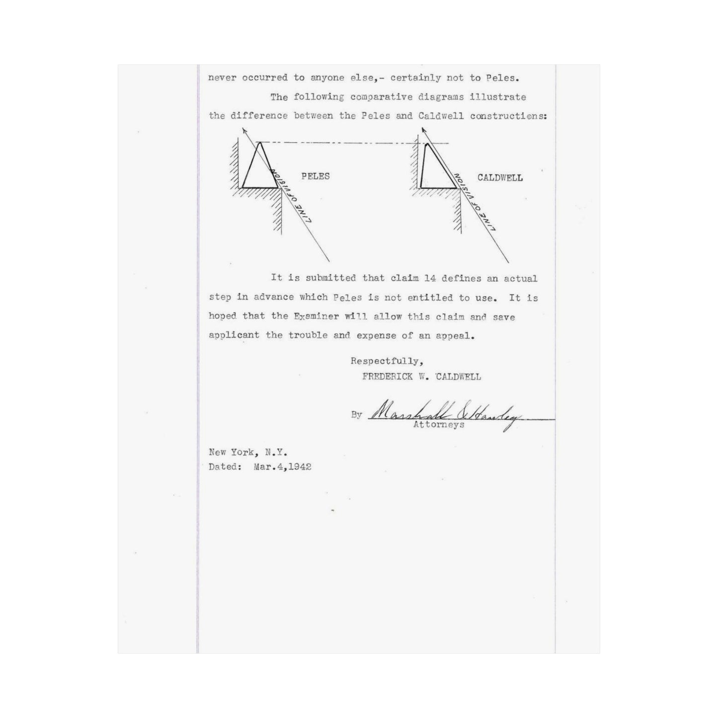 Patent Case File No. 2,298,194, Birdproofing, Inventor- Frederick W. Caldwell. - DPLA - 74c301010ed26c59dcbf62dd3cb26c47 (page 52) High Quality Matte Wall Art Poster for Home, Office, Classroom