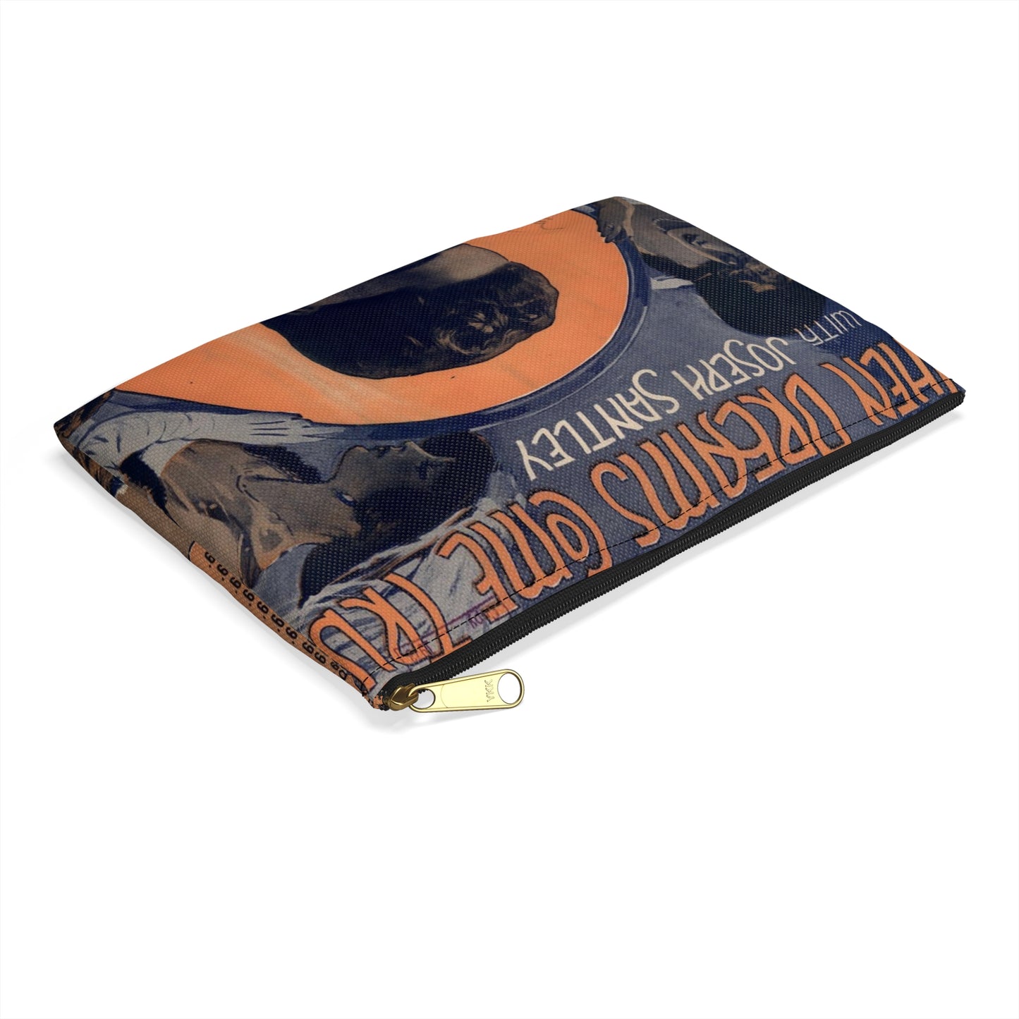 When dreams come true - Public domain American sheet music Large Organizer Pouch with Black Zipper