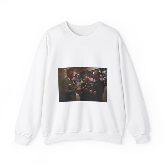 Guests of U.S. Marine Brig. Gen. Terry V. Williams, White Heavy Blend Adult Crew Neck SweatShirt