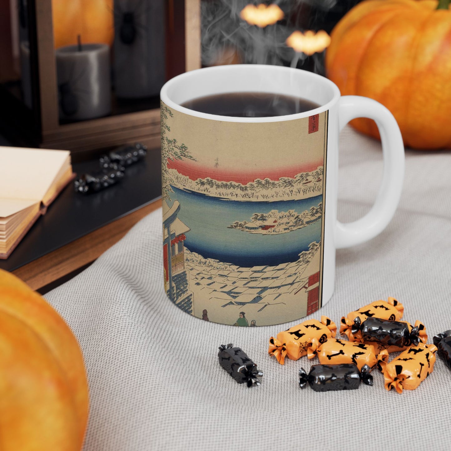 Yushima tenjin sakaue chōbō Andō Hiroshige Beautiful Novelty Ceramic Coffee Mug 11oz