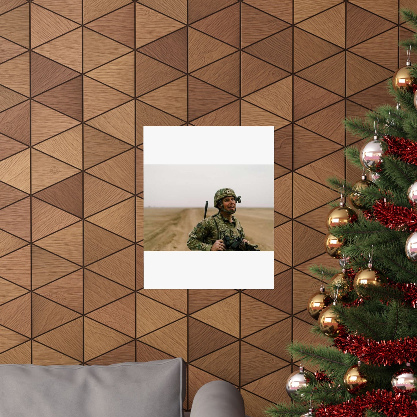 U.S. Air Force Staff Sgt. Andrew Meyer, 821st Contingency High Quality Matte Wall Art Poster for Home, Office, Classroom