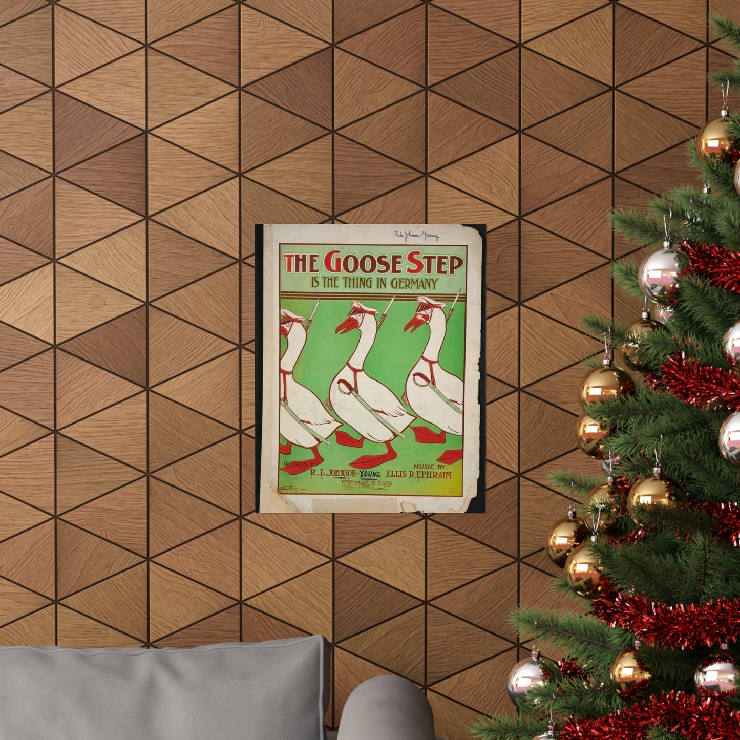 The goose step is the thing in Germany High Quality Matte Wall Art Poster for Home, Office, Classroom