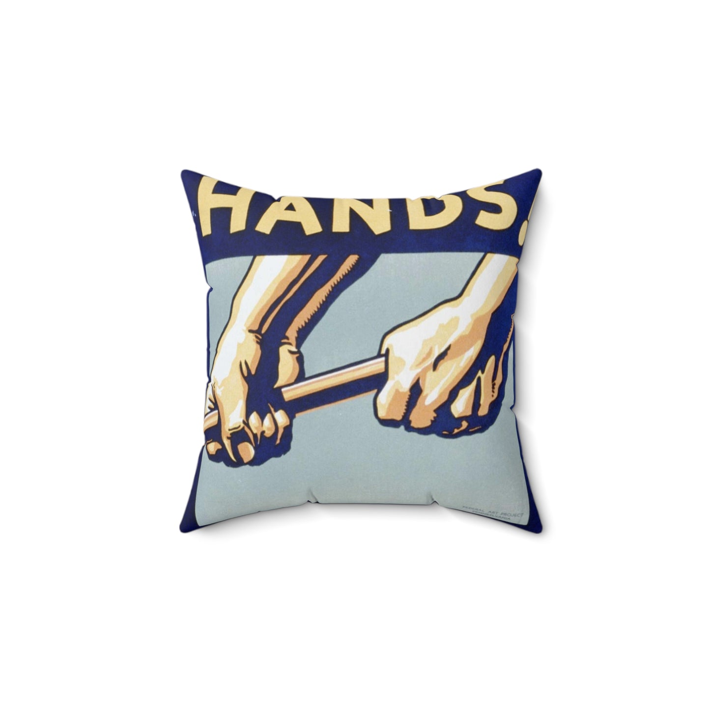 Protect your hands! You work with them. Decorative Accent Square Pillow