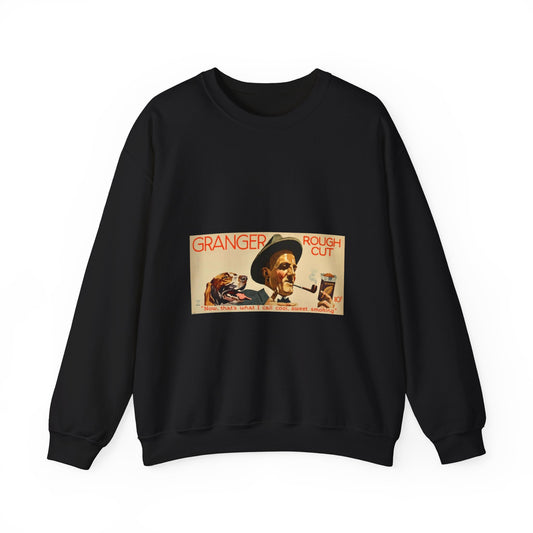 Granger Rough Cut. „Now, that's what I call cool, sweet smoking“, 1923, poster 1 Black Heavy Blend Adult Crew Neck SweatShirt