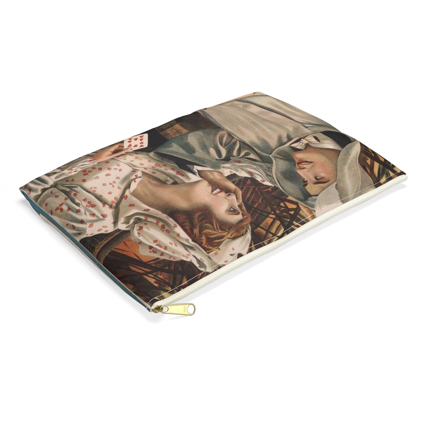 Selig presents hearts and masks Galloping Dick's waterloo, a sensational society drama taken from the famous novel by Harold MacGrath. Large Organizer Pouch with Black Zipper