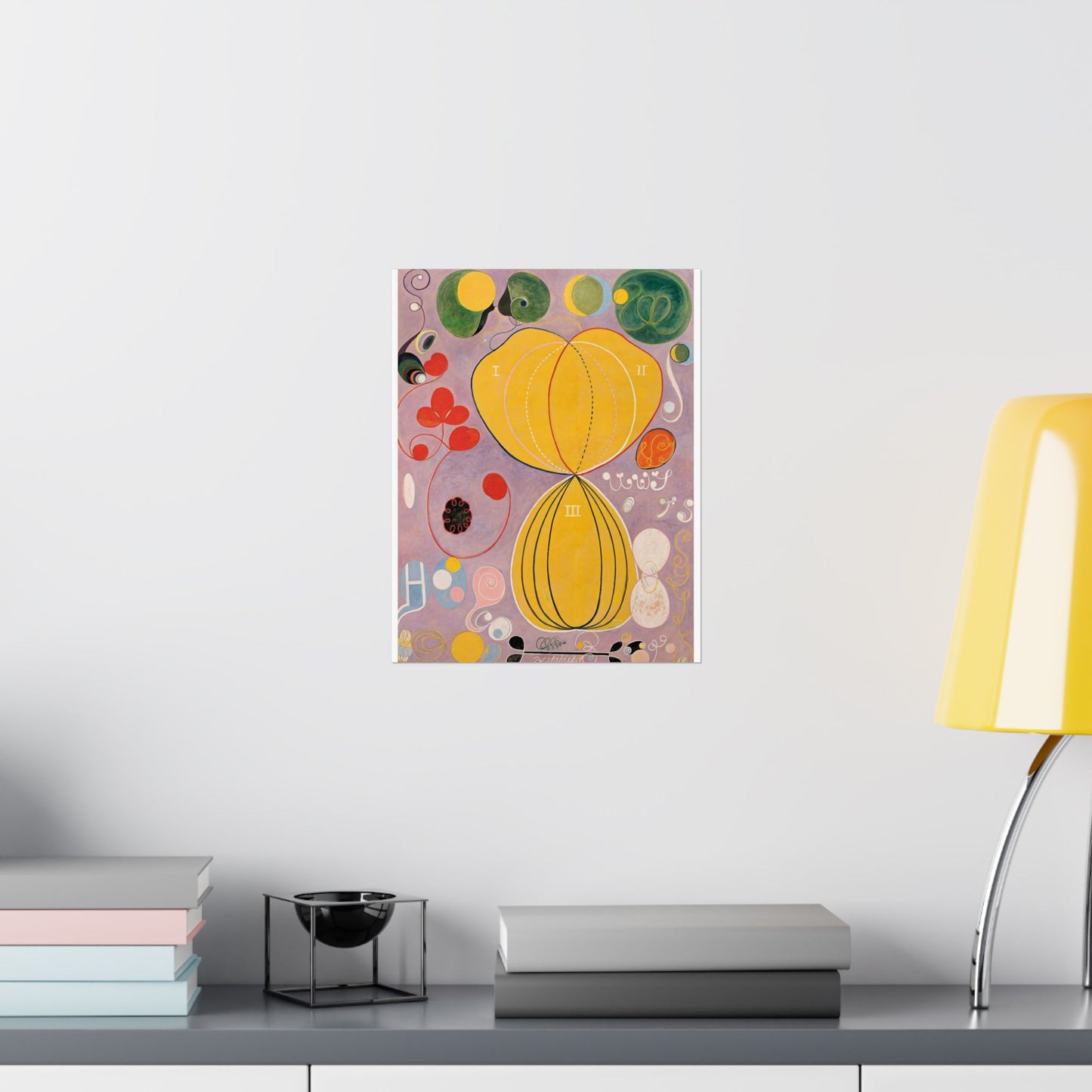 Hilma af Klint - The Ten Largest No. 7 - Adulthood - 1907 High Quality Matte Wall Art Poster for Home, Office, Classroom