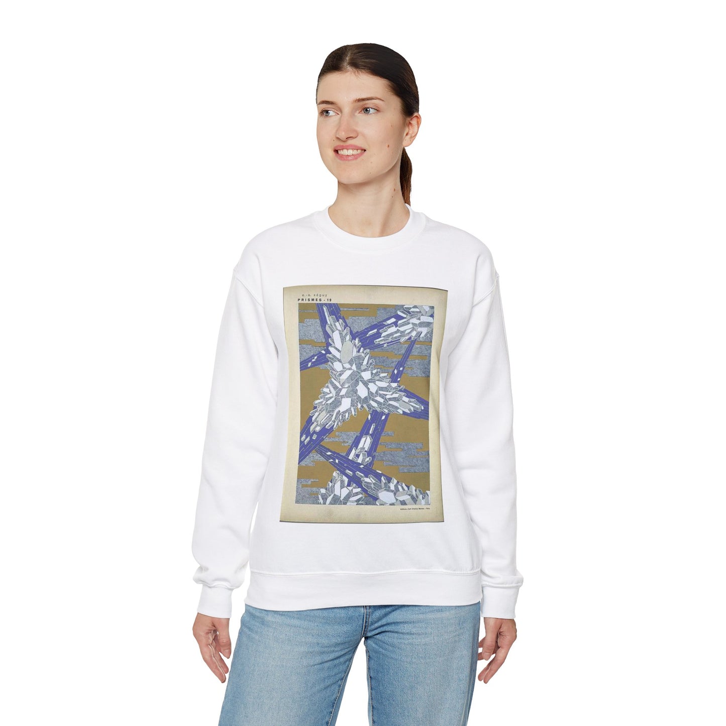 Prismes - EA Séguy - 1933 - page 21 White Heavy Blend Adult Crew Neck SweatShirt