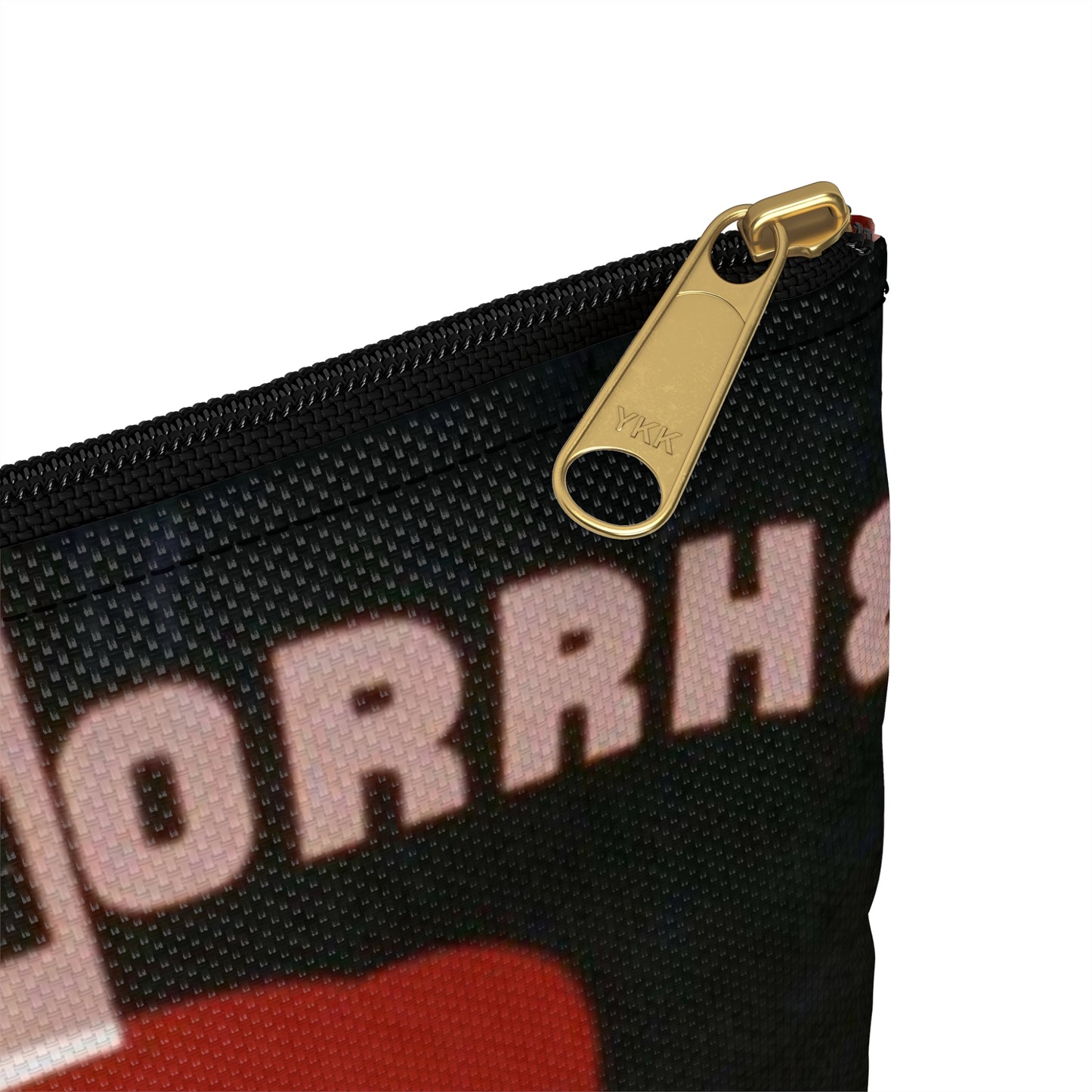 Stamp out syphilis and gonorrhea Have you had your blood test and examination : Go to your doctor or Dept. of Health. Large Organizer Pouch with Black Zipper