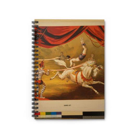 Banner act - Print, Library of Congress collection Spiral Bound Ruled Notebook with Printed Cover