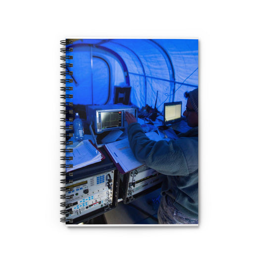 U.S. Air Force Staff Sgt. Titus Poulose of the 263rd Spiral Bound Ruled Notebook with Printed Cover
