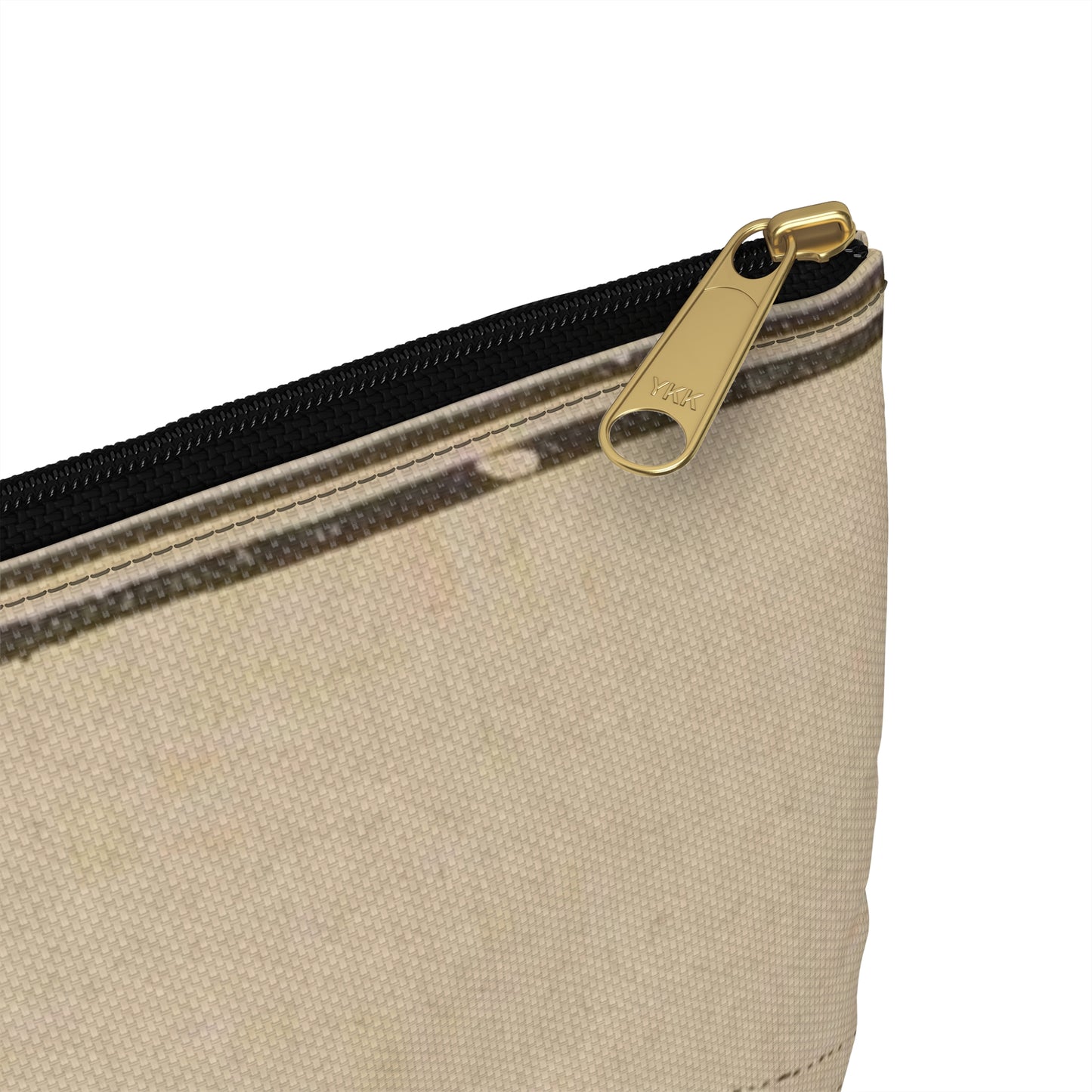 Lilien Daniel - Art nouveau public domain image Large Organizer Pouch with Black Zipper
