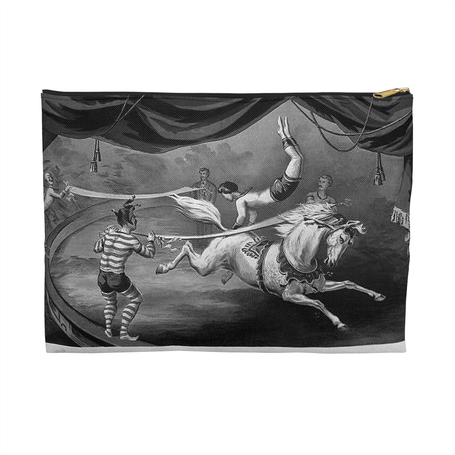 Banner act - Print, Library of Congress collection Large Organizer Pouch with Black Zipper