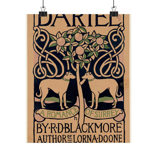 Dariel, a romance of Surrey, by R. D. Blackmore High Quality Matte Wall Art Poster for Home, Office, Classroom