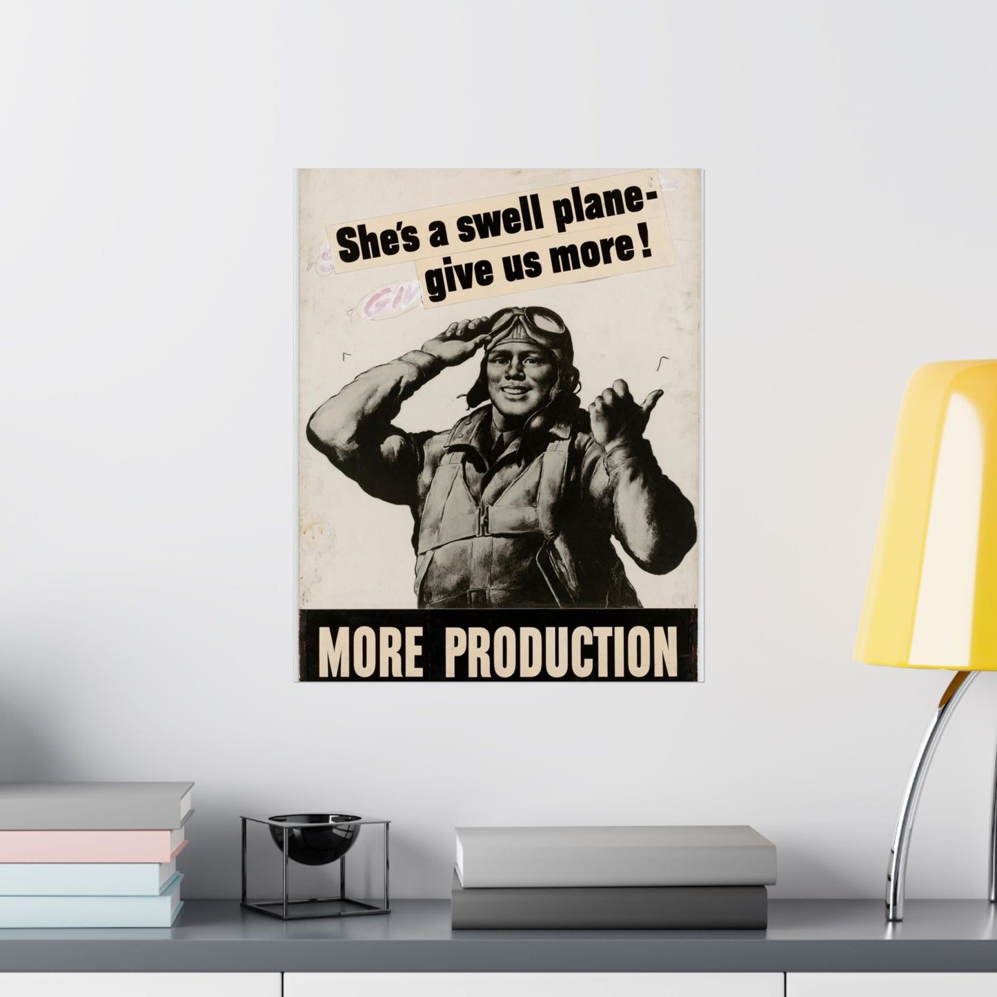 She's a swell plane - give us more!  MORE PRODUCTION [Riggs] High Quality Matte Wall Art Poster for Home, Office, Classroom