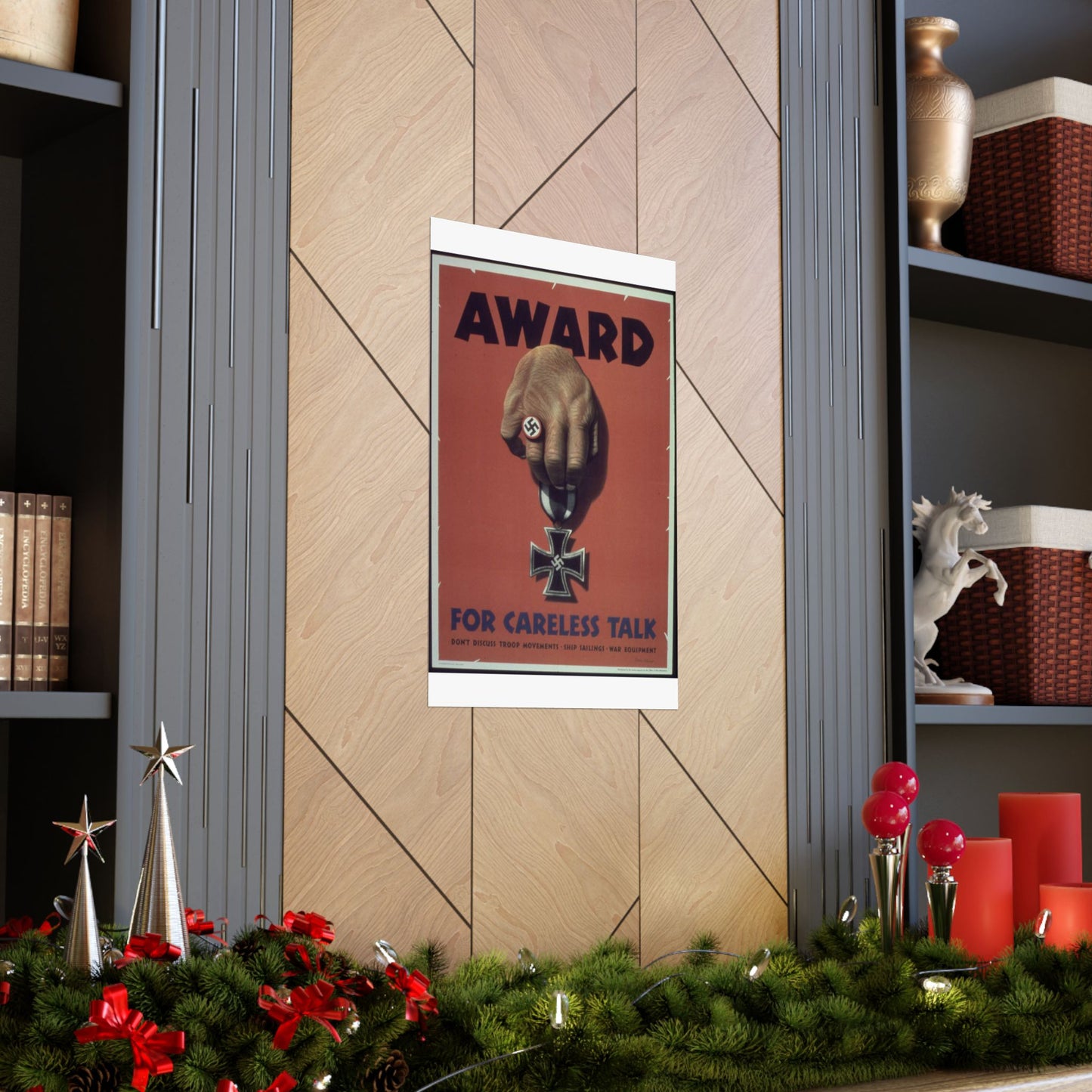 "Award for careless talk" - NARA - 513602 High Quality Matte Wall Art Poster for Home, Office, Classroom