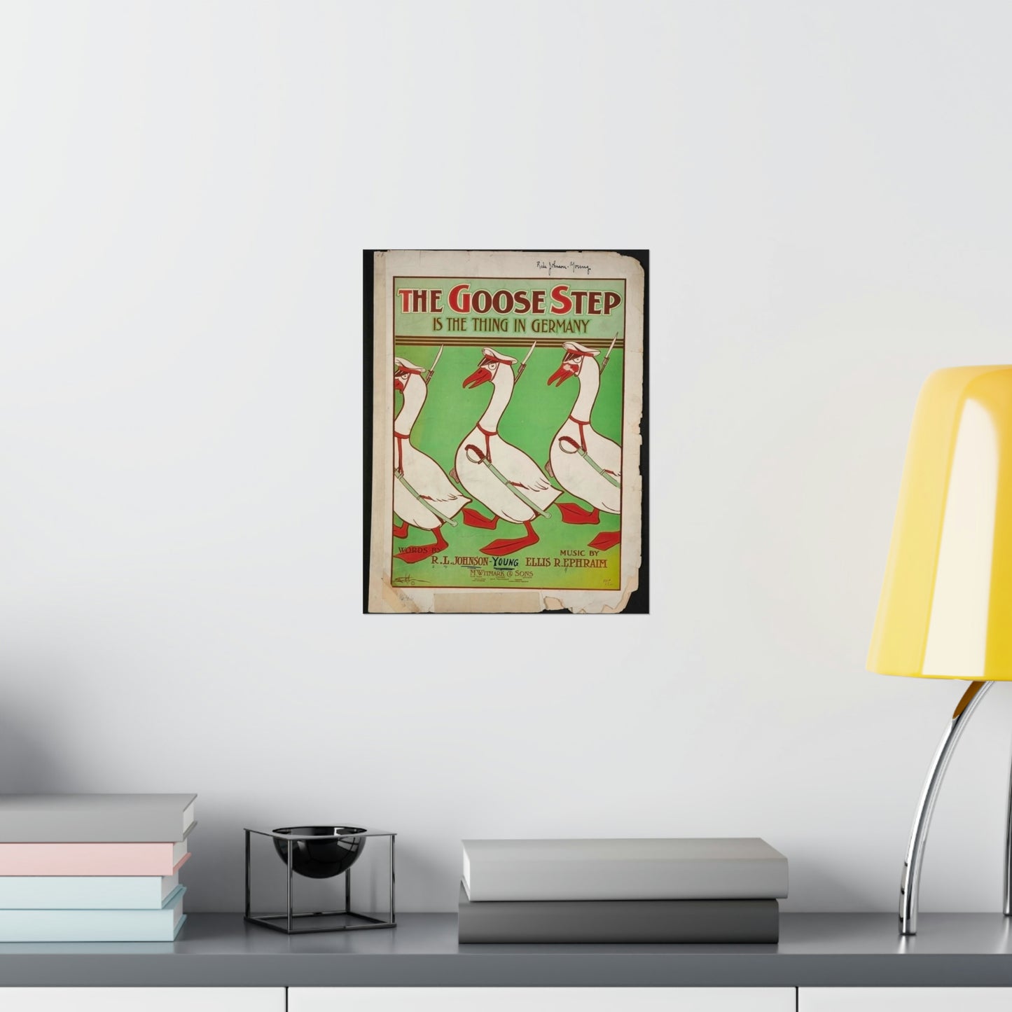 The goose step is the thing in Germany High Quality Matte Wall Art Poster for Home, Office, Classroom