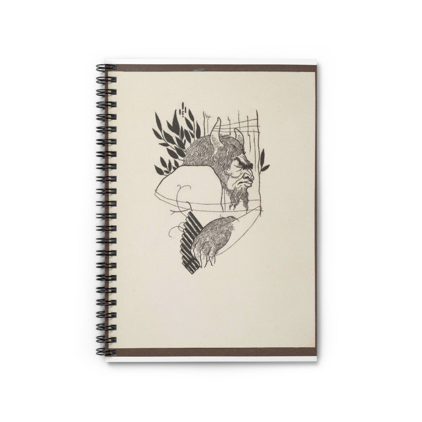 Grotesques by Aubrey Beardsley. Facsimile Platinum Prints by Frederick H. Evans from the Twelve Original Drawings in His Collection with a Portrait Frontispiece MET DP366708 Spiral Bound Ruled Notebook with Printed Cover