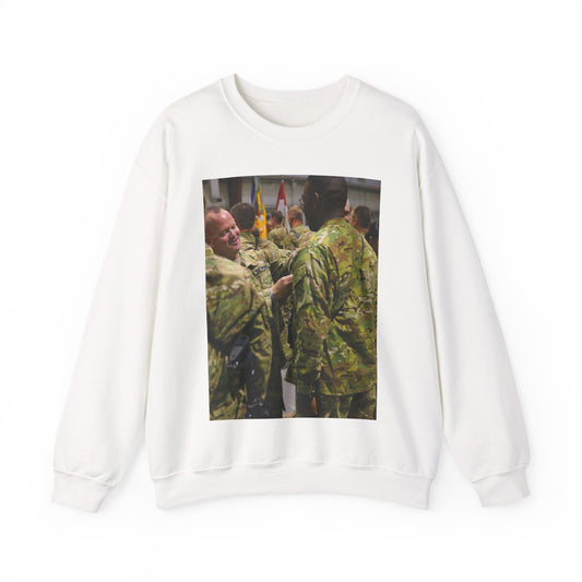 U.S. Army Lt. Col. Jason Hancock serving with 3rd Squadron, White Heavy Blend Adult Crew Neck SweatShirt