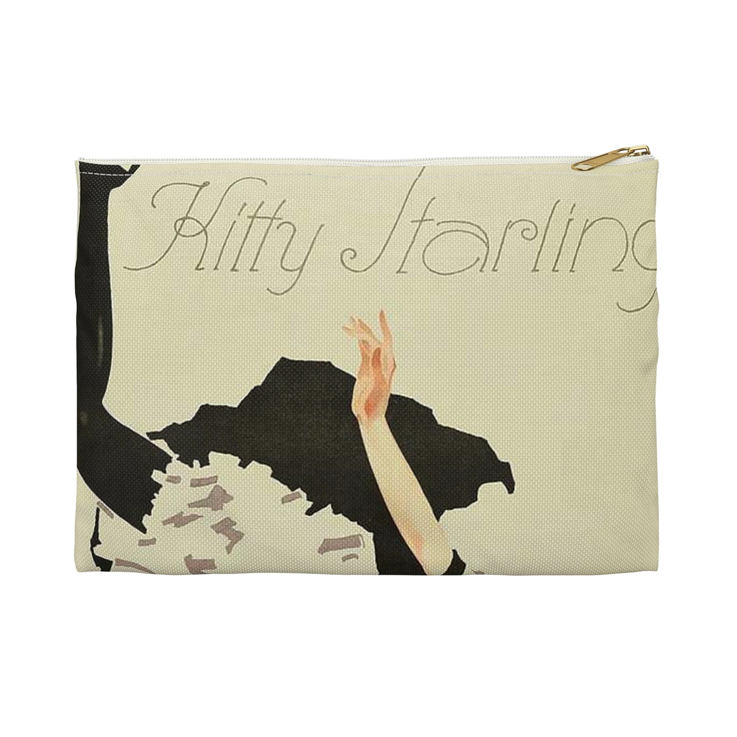 Kitty Starling - deutsch-amerikanische Excentric-Tänzerin, 1914 Large Organizer Pouch with Black Zipper