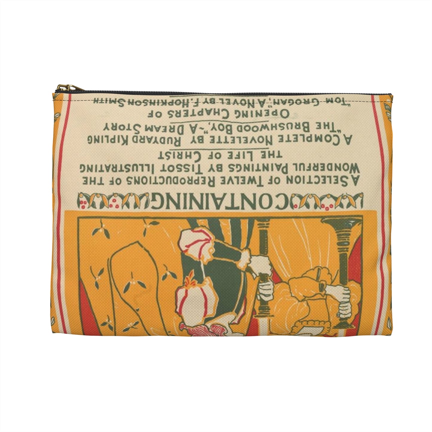 Louis Rhead - Louis Rhead - The Century: XMAS Large Organizer Pouch with Black Zipper