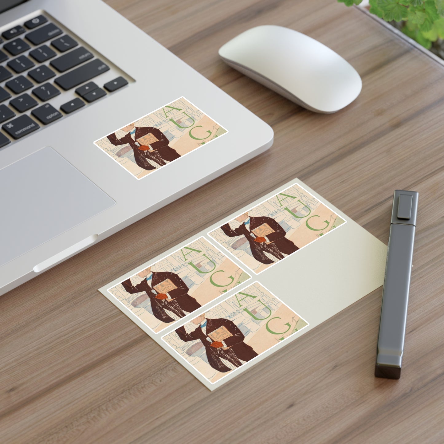 Edward Penfield, Harper's August Laminated UV Protective Vinyl Stickers