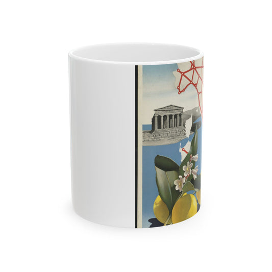 Vintage Travel Posters, 1920s-1930s Beautiful Novelty Ceramic Coffee Mug 11oz