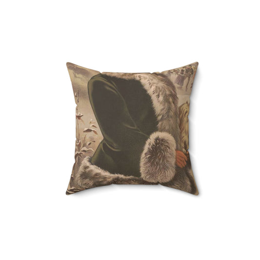 Koko soap - Print, Library of Congress collection Decorative Accent Square Pillow