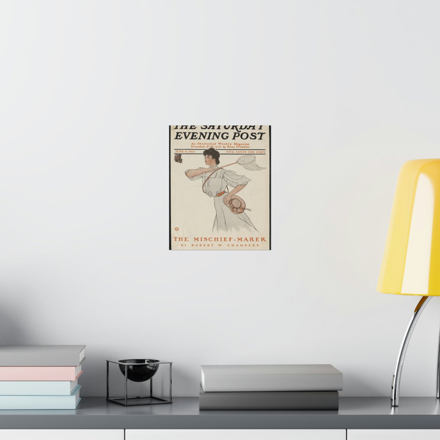 The Saturday evening post, June 8, 1907 High Quality Matte Wall Art Poster for Home, Office, Classroom