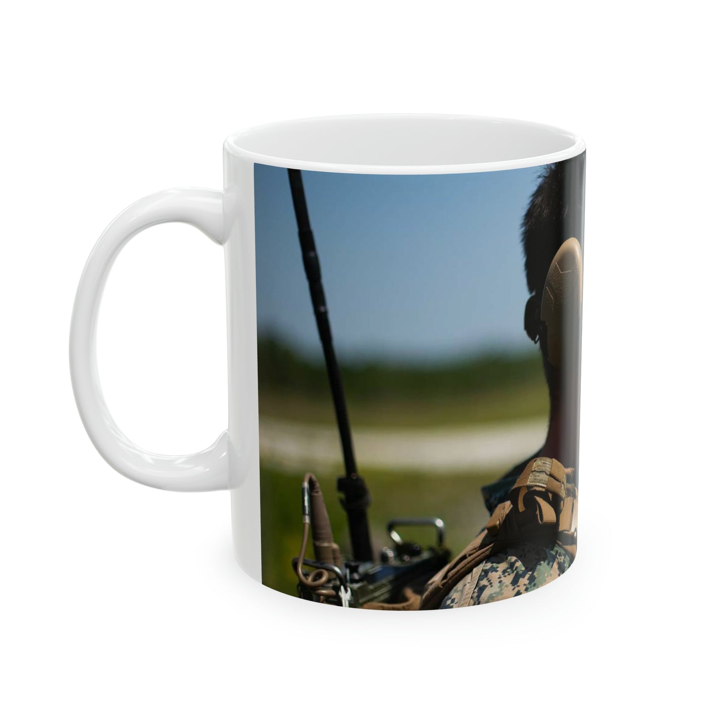 U.S Marine Corps Cpl. Douglas Lemieux, a fire support Beautiful Novelty Ceramic Coffee Mug 11oz