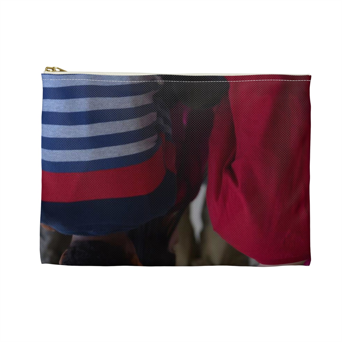 Students from Samuel P. Langley Elementary School, Large Organizer Pouch with Black Zipper