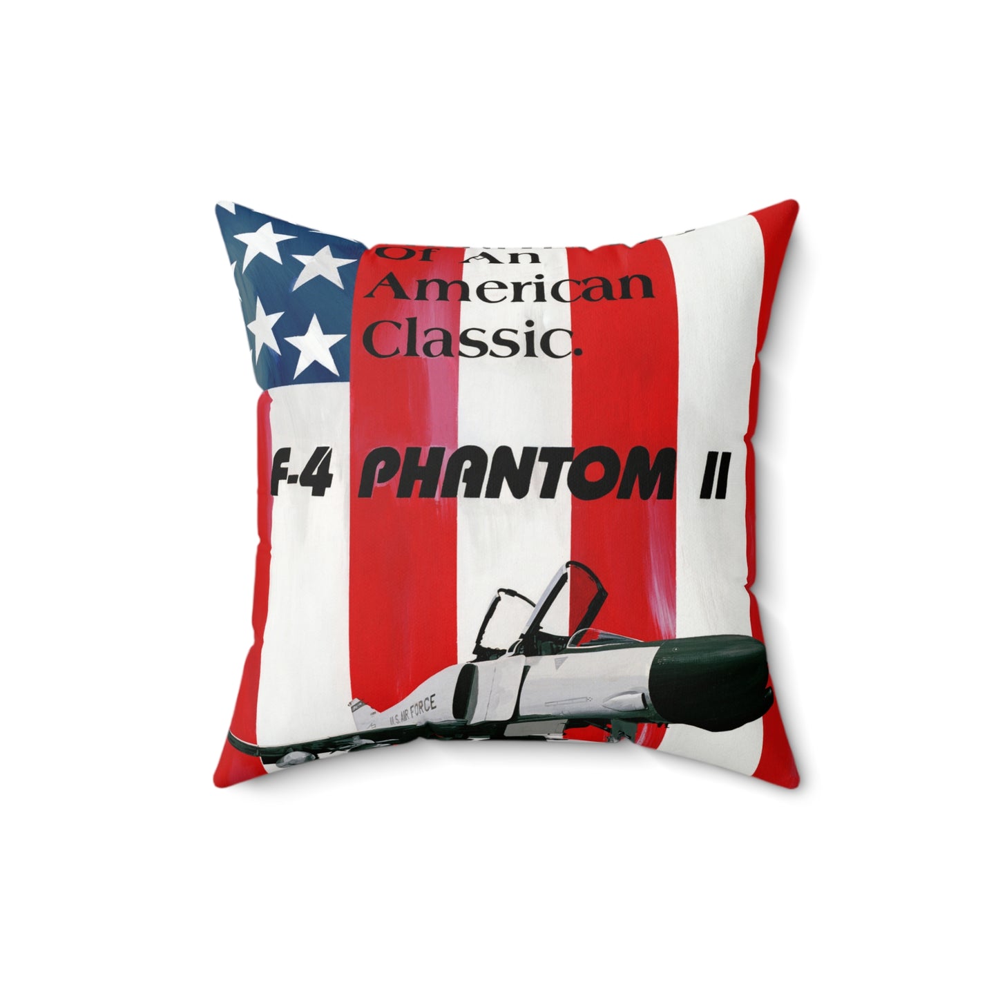 Artwork:  "American Classic".  Artist:  David Zlotky, US Air Force Art Collection Decorative Accent Square Pillow