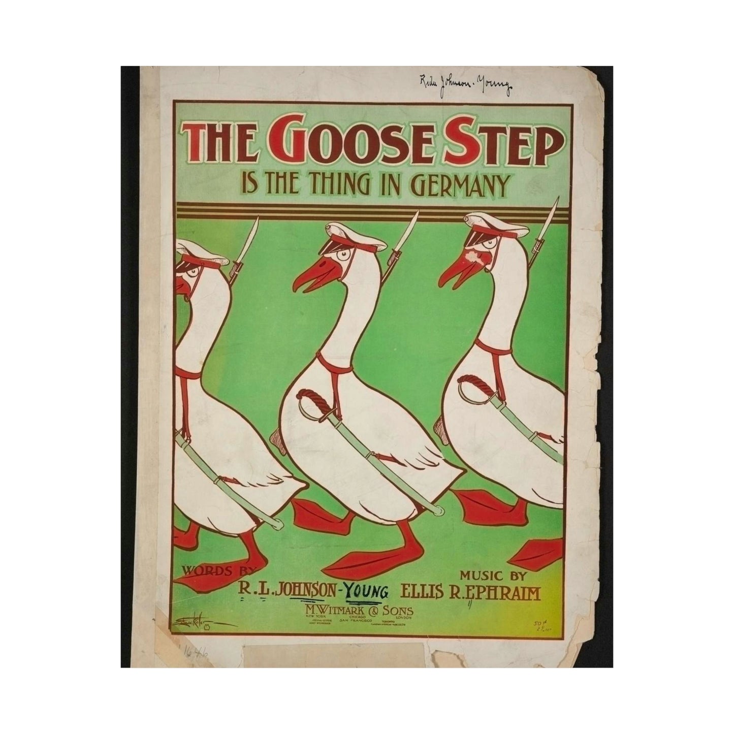 The goose step is the thing in Germany High Quality Matte Wall Art Poster for Home, Office, Classroom