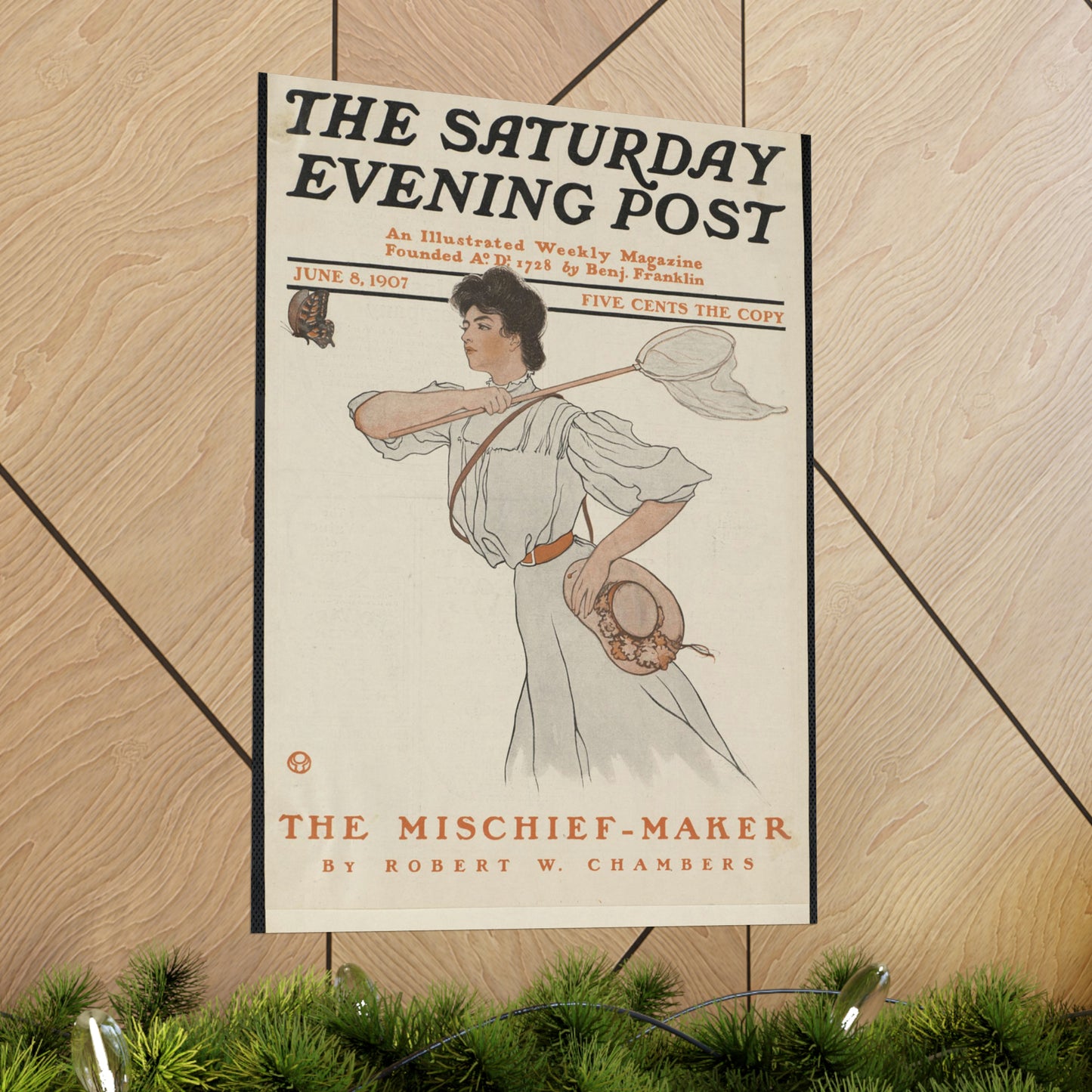 The Saturday evening post, June 8, 1907 High Quality Matte Wall Art Poster for Home, Office, Classroom