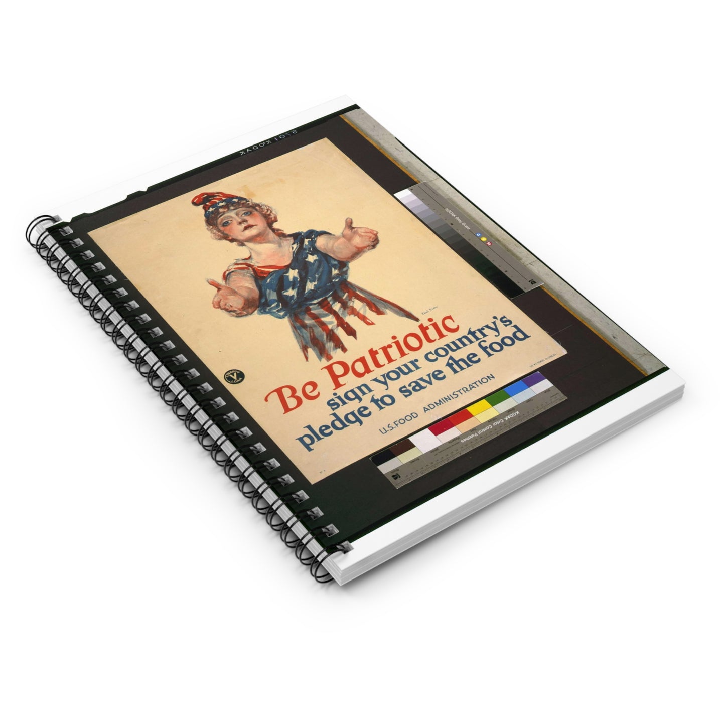 Be patriotic--sign your country's pledge to save the food / Paul Stahr. Spiral Bound Ruled Notebook with Printed Cover