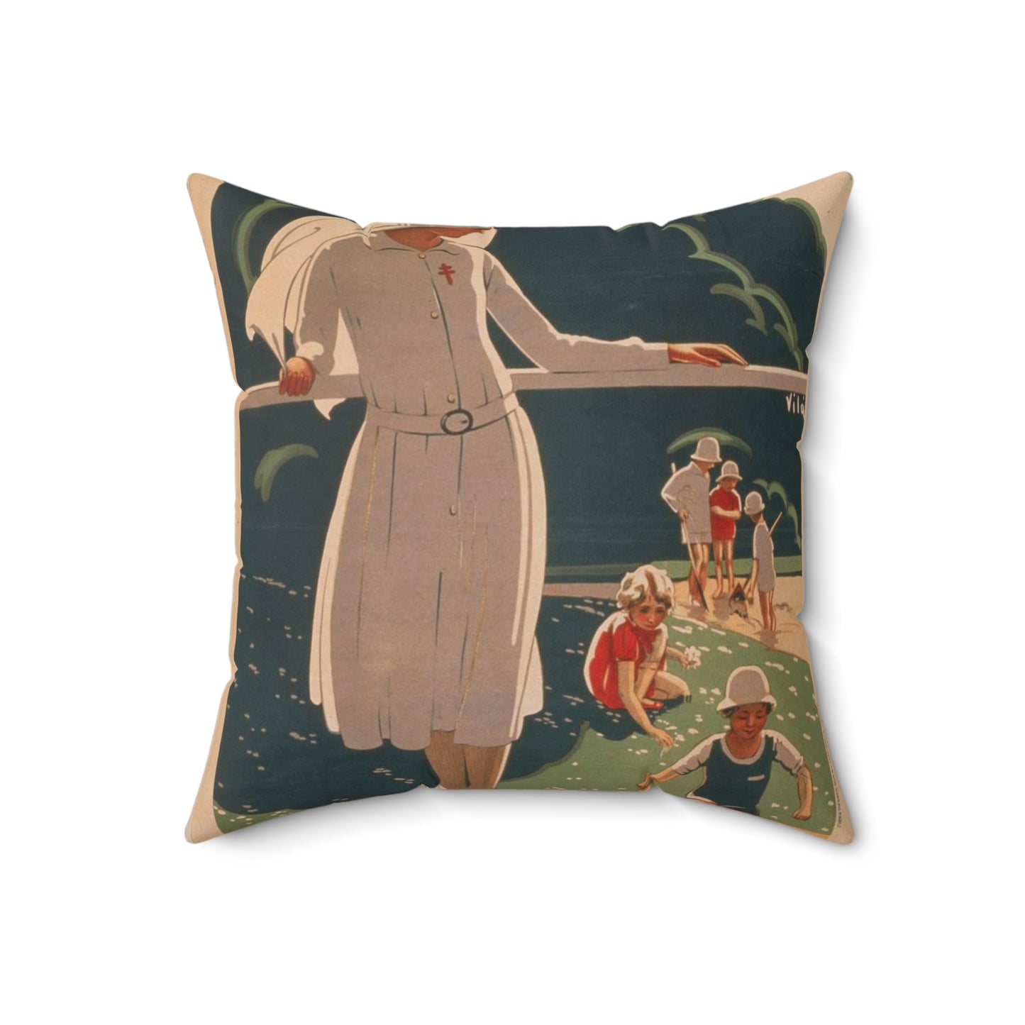 Achetez le timbre antituberculeux Decorative Accent Square Pillow