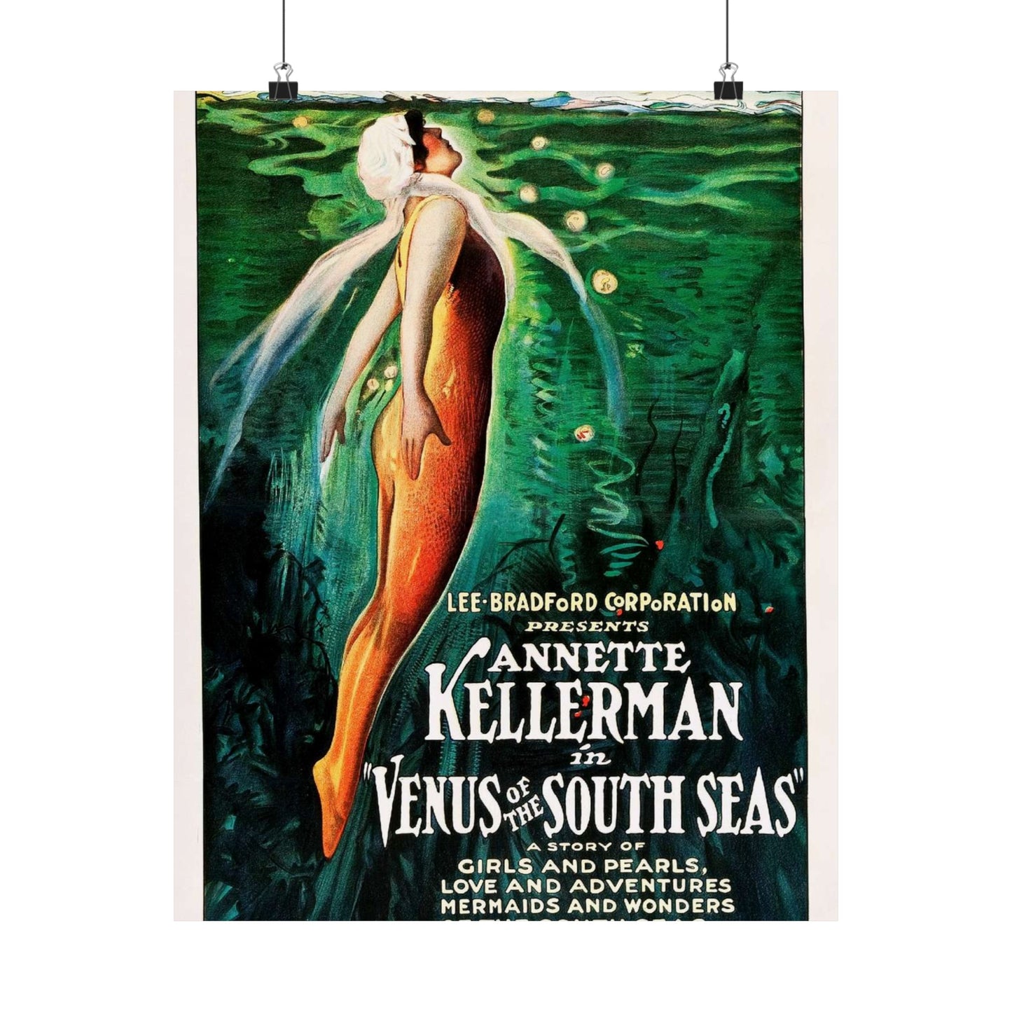 Venus of the South Seas poster - Drawing. Public domain image. High Quality Matte Wall Art Poster for Home, Office, Classroom