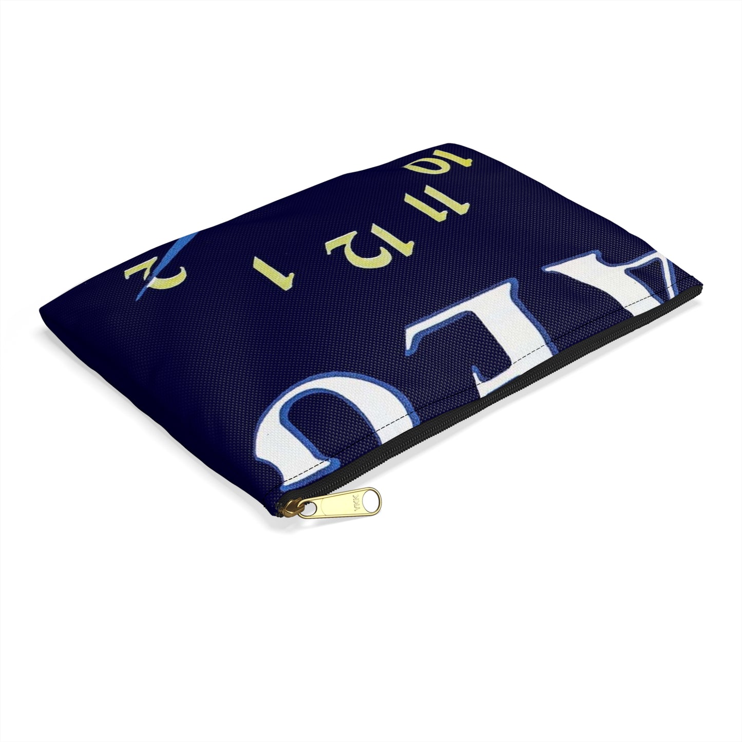 Advertisement Poster: 118aeg - Art Deco public domain image Large Organizer Pouch with Black Zipper