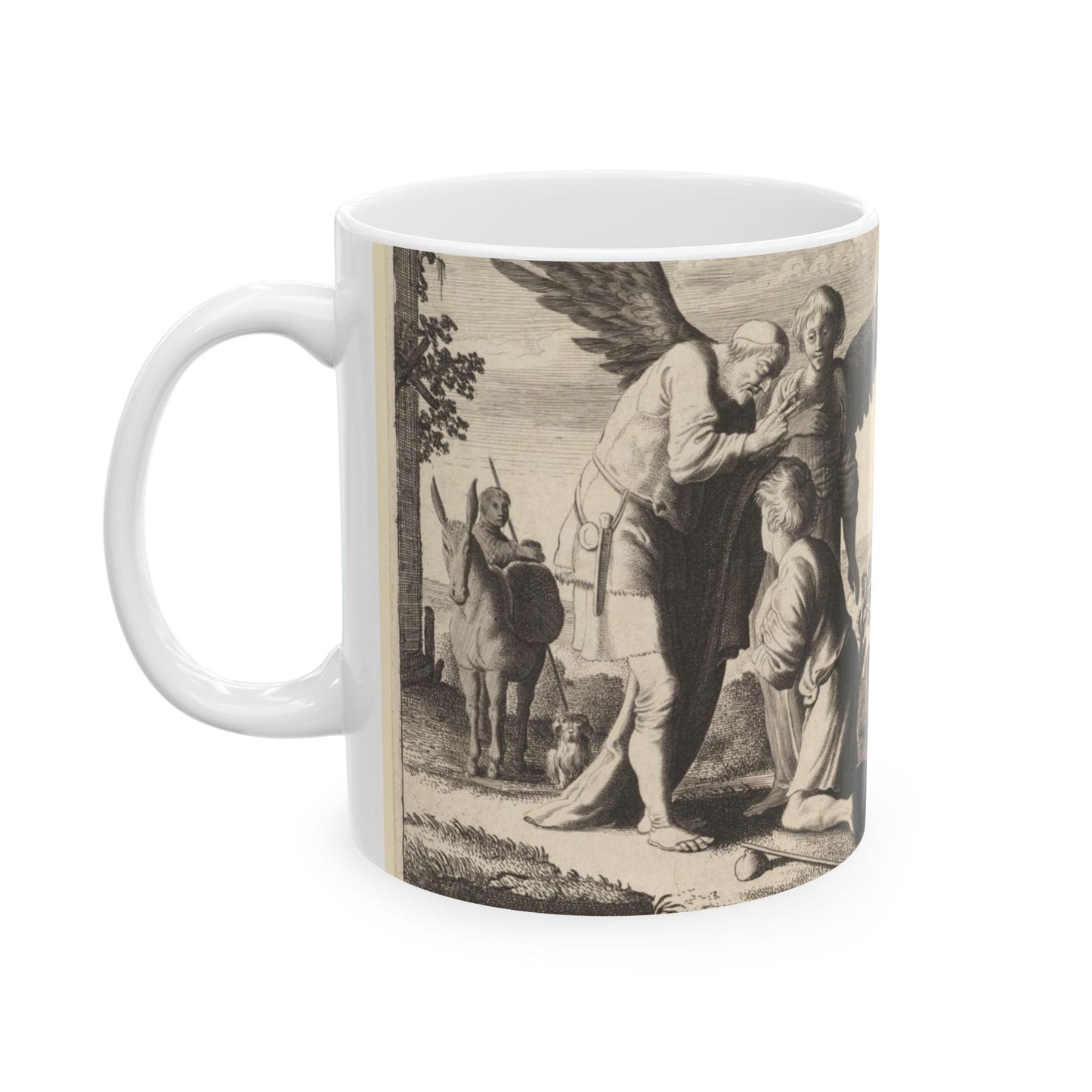 Tobias Blessed by Blind Tobit, from The Story of Tobias Beautiful Novelty Ceramic Coffee Mug 11oz