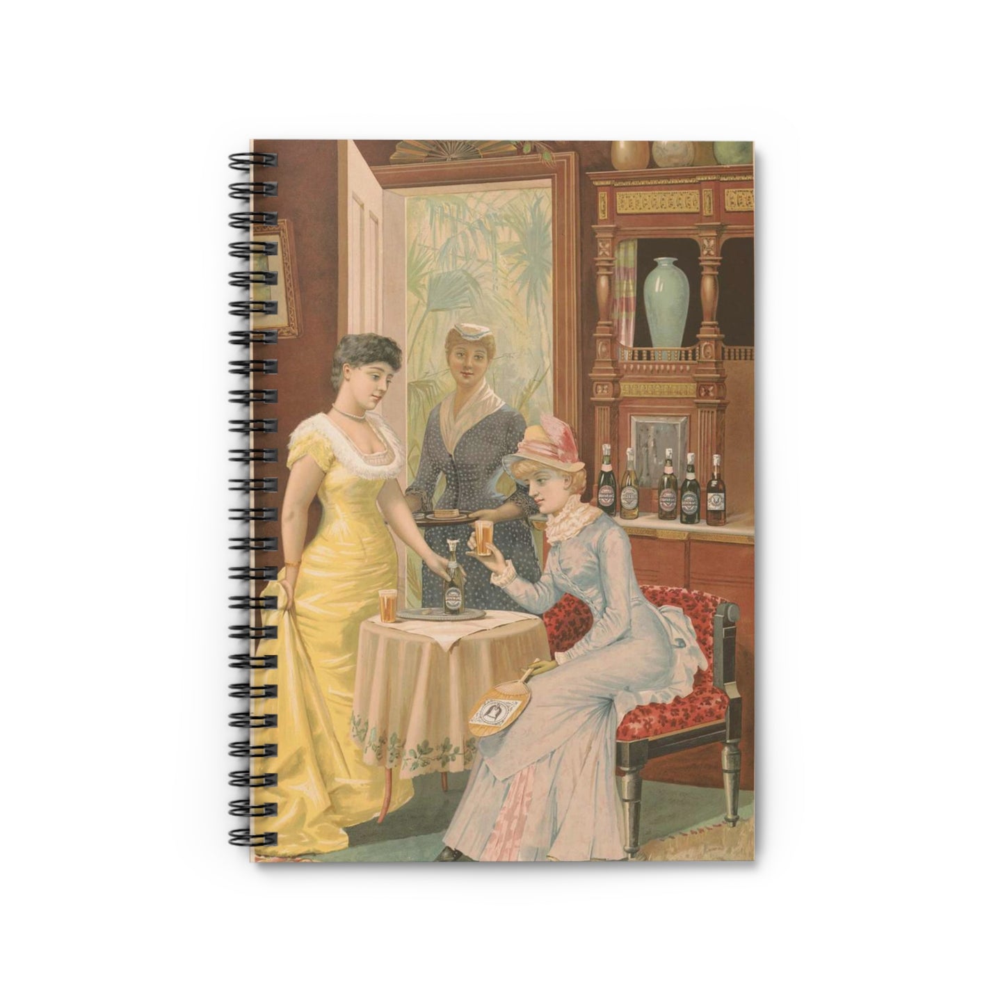 Bartholomay Brewing Co, bottling department, central avenue Spiral Bound Ruled Notebook with Printed Cover