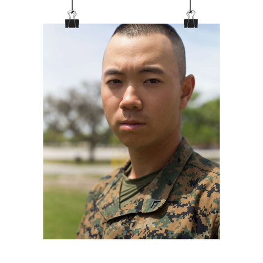 Pfc. Sangmin S. Bae, Platoon 2029, Echo Company, 2nd High Quality Matte Wall Art Poster for Home, Office, Classroom